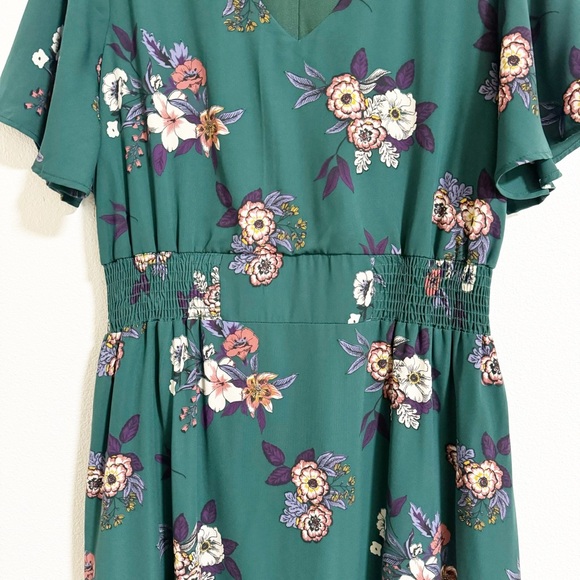 ModCloth Peach Love Through and Through Floral Midi Dress - Picture 6 of 14